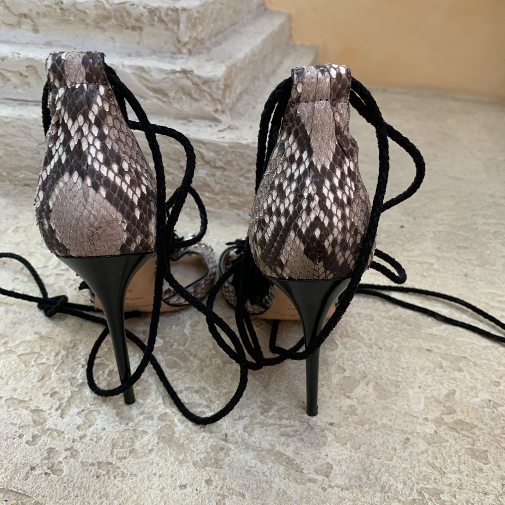 Jimmy Choo Mindy Tassled Python Sandal - image 3